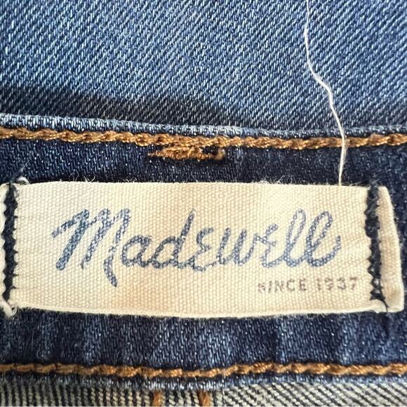Madewell High Rise Skinny Jeans Dark Wash Blue sz 27 Classic Slim Stretch Denim - Picture 10 of 10